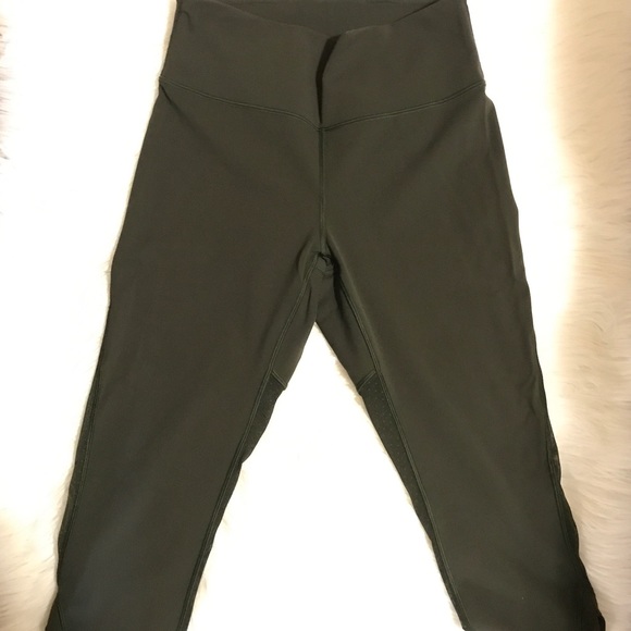 lululemon athletica Pants - Lululemon crop pants with mesh